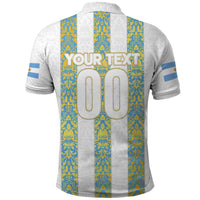 Argentina Football 2024 Polo Shirt The White and Sky Blue - Wonder Print Shop