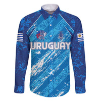 Uruguay Football 2024 Family Matching Puletasi and Hawaiian Shirt The Sky Blue - Wonder Print Shop
