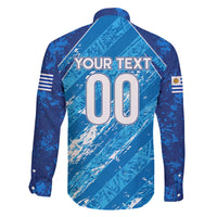 Uruguay Football 2024 Family Matching Puletasi and Hawaiian Shirt The Sky Blue - Wonder Print Shop