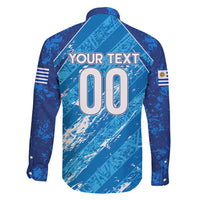 Uruguay Football 2024 Family Matching Short Sleeve Bodycon Dress and Hawaiian Shirt The Sky Blue - Wonder Print Shop