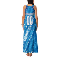 Uruguay Football 2024 Family Matching Tank Maxi Dress and Hawaiian Shirt The Sky Blue - Wonder Print Shop