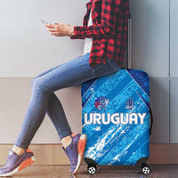 Uruguay Football 2024 Luggage Cover The Sky Blue - Wonder Print Shop