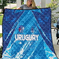 Uruguay Football 2024 Quilt The Sky Blue - Wonder Print Shop