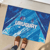 Uruguay Football 2024 Rubber Doormat The Sky Blue - Wonder Print Shop