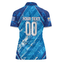 Uruguay Football 2024 Women Polo Shirt The Sky Blue - Wonder Print Shop