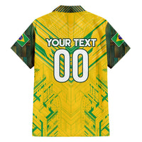 Brazil Football 2024 Family Matching Puletasi and Hawaiian Shirt Selecao Bright Yellow - Wonder Print Shop