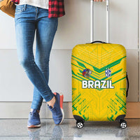 Brazil Football 2024 Luggage Cover Selecao Bright Yellow - Wonder Print Shop