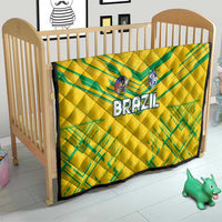 Brazil Football 2024 Quilt Selecao Bright Yellow - Wonder Print Shop