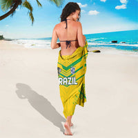 Brazil Football 2024 Sarong Selecao Bright Yellow - Wonder Print Shop