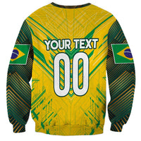 Brazil Football 2024 Sweatshirt Selecao Bright Yellow - Wonder Print Shop
