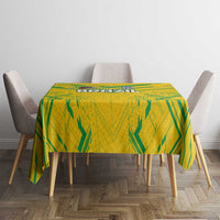 Brazil Football 2024 Tablecloth Selecao Bright Yellow - Wonder Print Shop