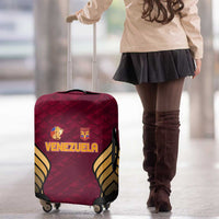 Venezuela Football 2024 Luggage Cover The Red Wine - Wonder Print Shop