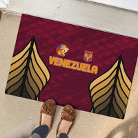 Venezuela Football 2024 Rubber Doormat The Red Wine - Wonder Print Shop