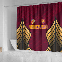 Venezuela Football 2024 Shower Curtain The Red Wine