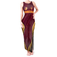 Custom Venezuela Football 2024 Tank Maxi Dress The Red Wine - Wonder Print Shop