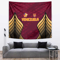 Venezuela Football 2024 Tapestry The Red Wine - Wonder Print Shop
