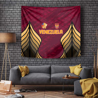 Venezuela Football 2024 Tapestry The Red Wine - Wonder Print Shop