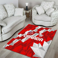 Canada Soccer 2024 Area Rug Canucks The Reds - Wonder Print Shop