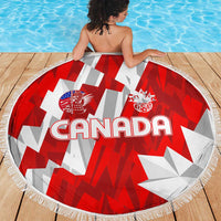 Canada Soccer 2024 Beach Blanket Canucks The Reds - Wonder Print Shop