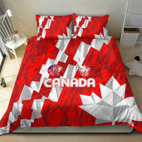 Canada Soccer 2024 Bedding Set Canucks The Reds - Wonder Print Shop