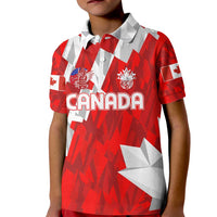 Canada Soccer 2024 Kid Polo Shirt Canucks The Reds - Wonder Print Shop