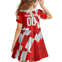 Canada Soccer 2024 Kid Short Sleeve Dress Canucks The Reds - Wonder Print Shop