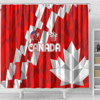 Canada Soccer 2024 Shower Curtain Canucks The Reds