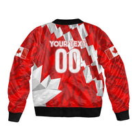 Canada Soccer 2024 Sleeve Zip Bomber Jacket Canucks The Reds - Wonder Print Shop