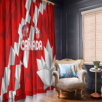 Canada Soccer 2024 Window Curtain Canucks The Reds - Wonder Print Shop