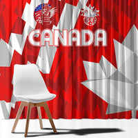 Canada Soccer 2024 Window Curtain Canucks The Reds - Wonder Print Shop