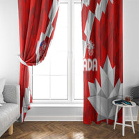 Canada Soccer 2024 Window Curtain Canucks The Reds - Wonder Print Shop