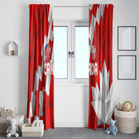 Canada Soccer 2024 Window Curtain Canucks The Reds - Wonder Print Shop