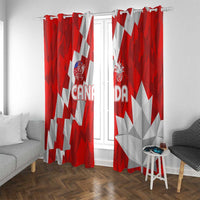 Canada Soccer 2024 Window Curtain Canucks The Reds - Wonder Print Shop