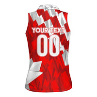 Canada Soccer 2024 Women Sleeveless Polo Shirt Canucks The Reds - Wonder Print Shop
