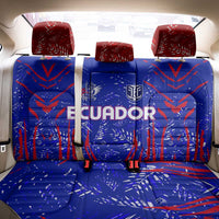 Ecuador Football 2024 Back Car Seat Cover La Tricolor - Wonder Print Shop