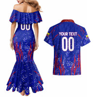 Ecuador Football 2024 Couples Matching Mermaid Dress and Hawaiian Shirt La Tricolor - Wonder Print Shop