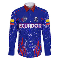 Ecuador Football 2024 Family Matching Long Sleeve Bodycon Dress and Hawaiian Shirt La Tricolor - Wonder Print Shop
