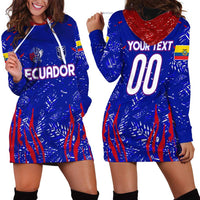 Ecuador Football 2024 Hoodie Dress La Tricolor - Wonder Print Shop