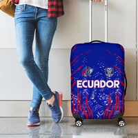 Ecuador Football 2024 Luggage Cover La Tricolor - Wonder Print Shop