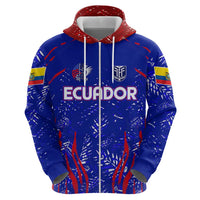 Ecuador Football 2024 Zip Hoodie La Tricolor - Wonder Print Shop
