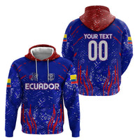 Ecuador Football 2024 Zip Hoodie La Tricolor - Wonder Print Shop