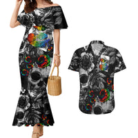 LGBT Couples Matching Mermaid Dress and Hawaiian Shirt Lgbt We Are Born Of Love Love Is Our Mother - Wonder Print Shop