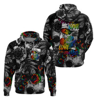 LGBT Hoodie Lgbt We Are Born Of Love Love Is Our Mother - Wonder Print Shop