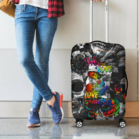 LGBT Luggage Cover Lgbt We Are Born Of Love Love Is Our Mother - Wonder Print Shop