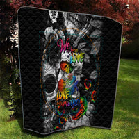 LGBT Quilt Lgbt We Are Born Of Love Love Is Our Mother - Wonder Print Shop