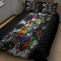 LGBT Quilt Bed Set Lgbt We Are Born Of Love Love Is Our Mother - Wonder Print Shop