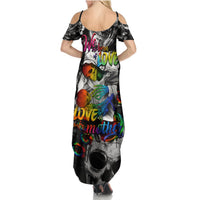 LGBT Summer Maxi Dress Lgbt We Are Born Of Love Love Is Our Mother - Wonder Print Shop