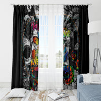 LGBT Window Curtain Lgbt We Are Born Of Love Love Is Our Mother - Wonder Print Shop