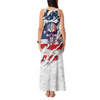 American Flag Skull Tank Maxi Dress - Wonder Print Shop