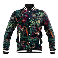 Skulls and Snakes Baseball Jacket - Wonder Print Shop